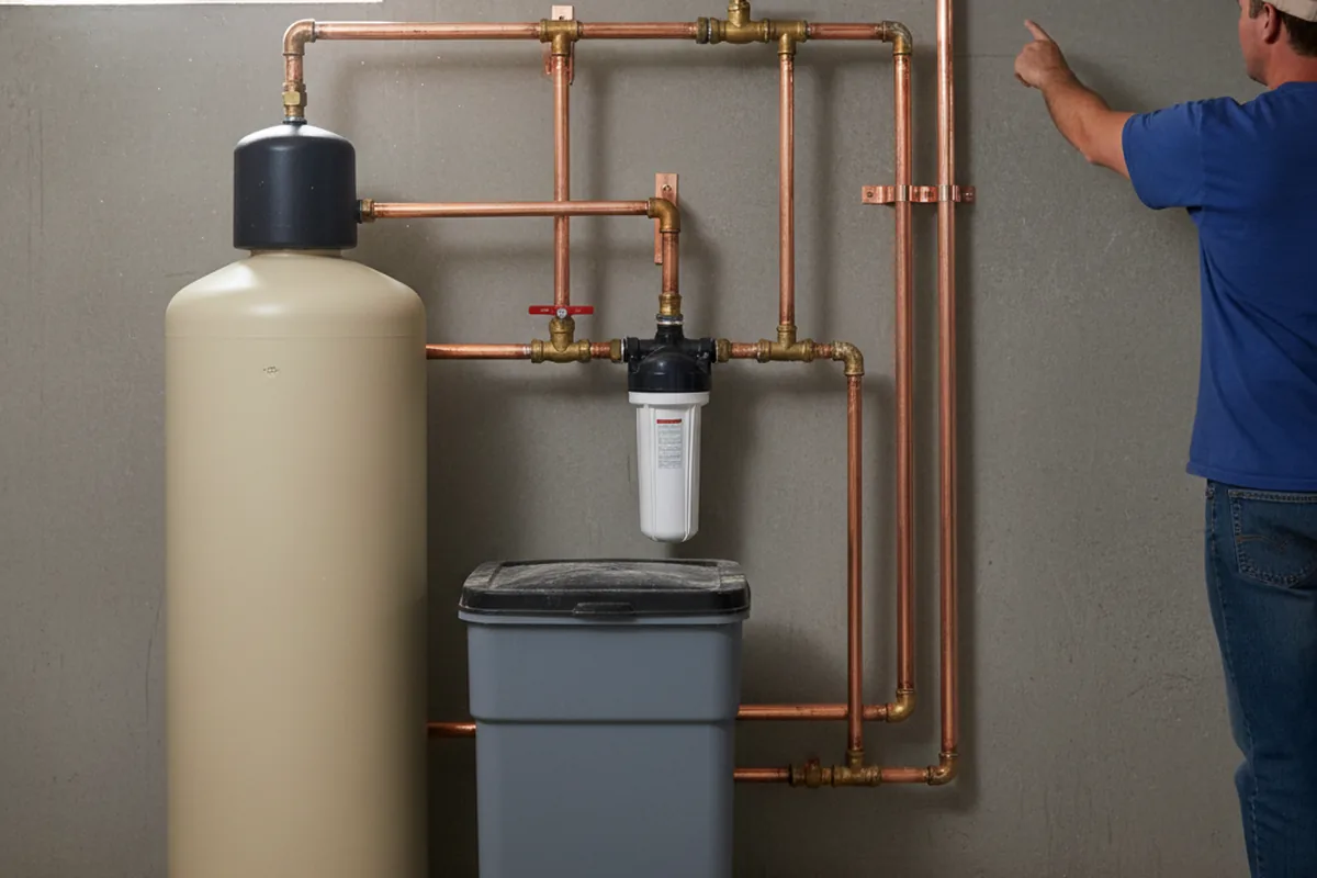 Whole-house water treatment system installed in New Britain